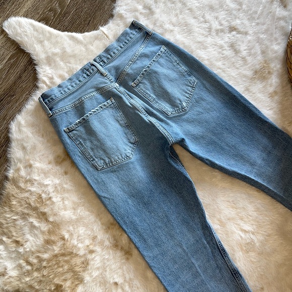 AGOLDE Riley High-Rise Straight Crop in Endeavor 28 - Picture 10 of 16